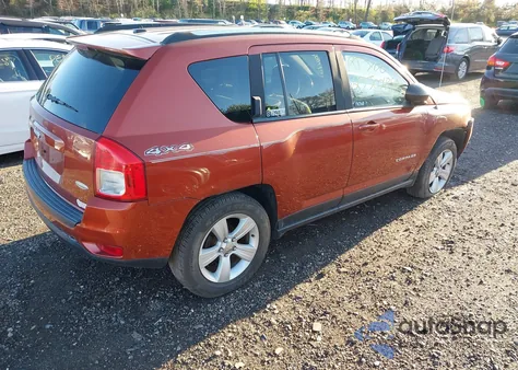 2012 Jeep Compass Latitude из США, поврежденный, VIN 1C4NJDEB8CD567736